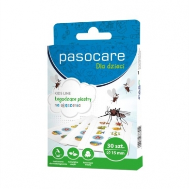 Pasocare Kids Line plastry dla dzieci łagodzące na ukąszenia 30 sztuk