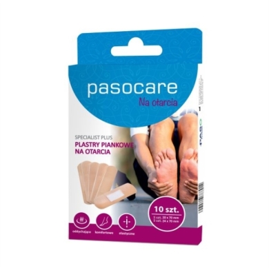 Pasocare Specialist Plus Plastry Piankowe Na Otarcia 10 sztuk