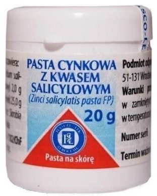 Pasta cynkowa z kwasem salicylowym HASCO 20 g
