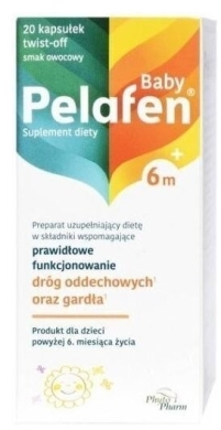 Pelafen Baby 6+ 20 kapsułek twist-off