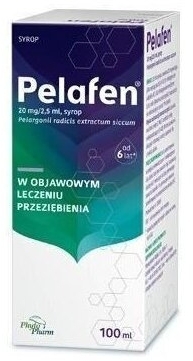 Pelafen syrop 0,02 g/2,5 ml 100 ml