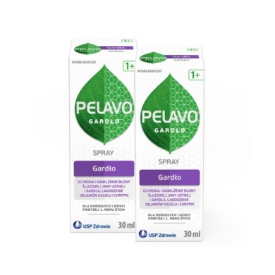 Pelavo Gardło Spray Zestaw: 2 x 30 ml