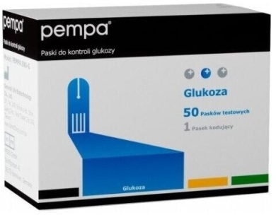 Pempa Paski do kontroli glukozy BK6-G 50 sztuk