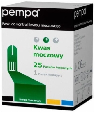Pempa Paski do kontroli kwasu moczowego BK-U1