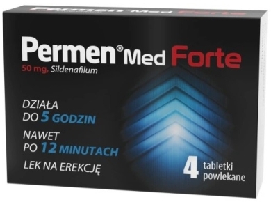Permen Med Forte 50 mg 4 tabletki