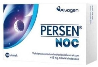 Persen Noc tabl.draż. 0,445 g 30 tabl.