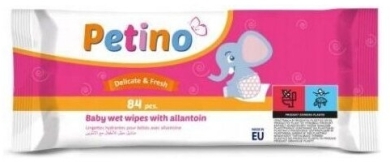 Petino Chusteczki nawilżane dla niemowląt i dzieci 84 sztuki