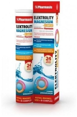 Pharmasis Elektrolity Magnesium+B-Complex 24 tabletki