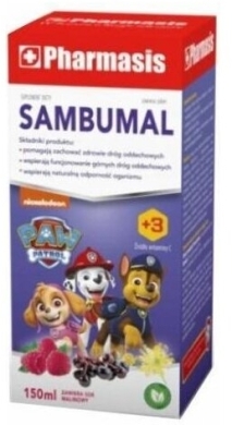 Pharmasis Sambumal 3+ Psi Patrol syrop 150 ml