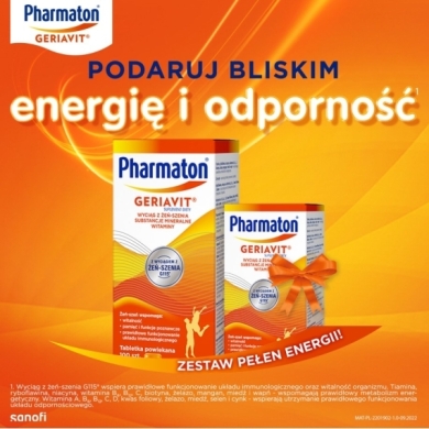 Pharmaton Geriavit Zestaw 100 + 30 tabletek