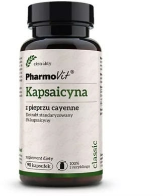 Pharmovit Kapsaicyna z pieprzu cayenne 90 kapsułek