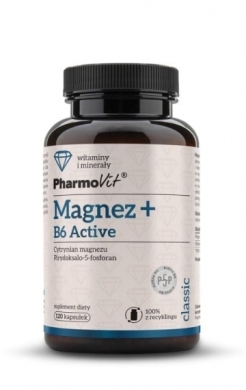Pharmovit Magnez+B6 Active 120 kapsułek