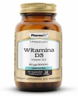 Pharmovit Premium Witamina D3 60 kapsułek