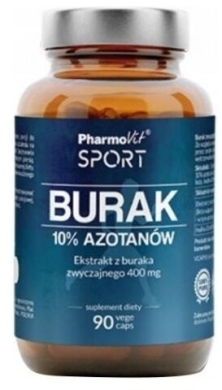 Pharmovit Sport Burak 10% Azotanów 90 kapsułek
