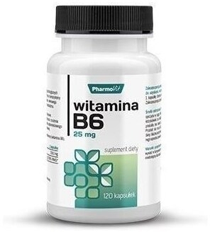 Pharmovit Witamina B6 25 mg 120 kapsułek