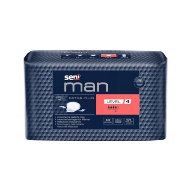 Pielucha anatomiczna SENI MAN EXTRA PLUS Level 4 15 sztuk
