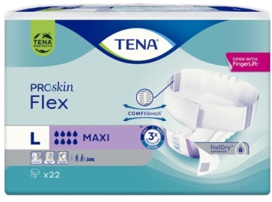 Pielucho-majtki TENA Flex ProSkin Maxi L 22 sztuki