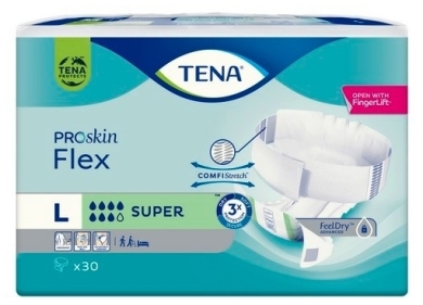 Pielucho-majtki TENA Flex ProSkin Super L 30 sztuk