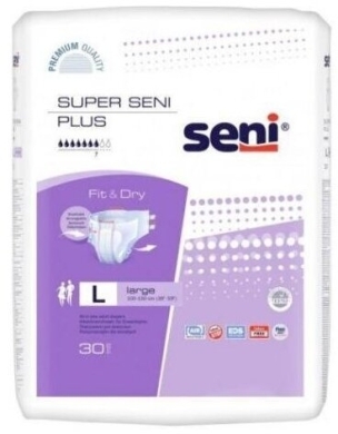 Pieluchomajtki SUPER SENI PLUS large 30 szt.