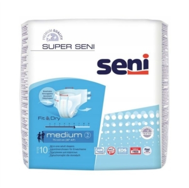 Pieluchomajtki SUPER SENI medium 10 sztuk
