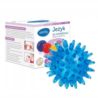 Piłka rehabilitacyjna SANITY z kolcami 6 cm 1 sztuka