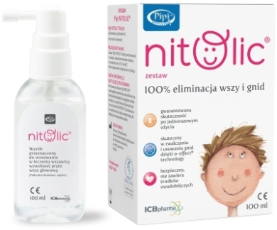 Pipi Nitolic przeciw wszawicy zestaw 100 ml