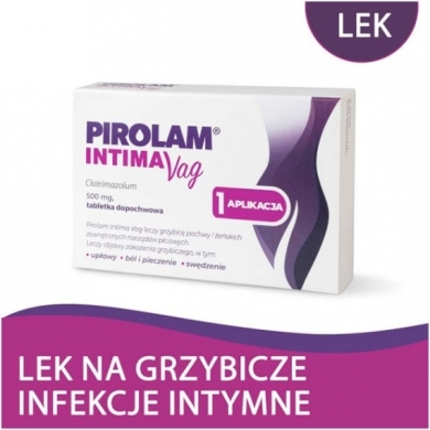 Pirolam Intima Vag 1 tabletka dopochwowa