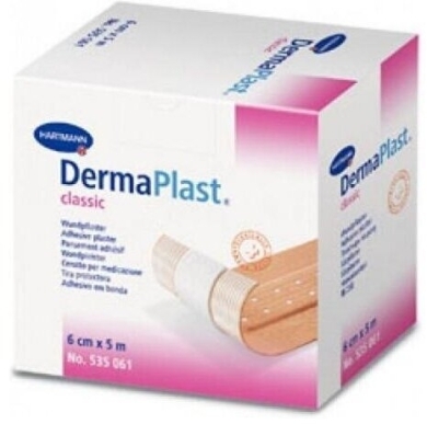 Plaster DERMAPLAST Clasic 6 cm x 5 m 1 sztuka