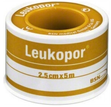 Plaster Leukopor 2,5 cm x 5 m 1 sztuka