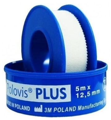 Plaster POLOVIS Plus Przylepiec 5 m x 12,5 mm