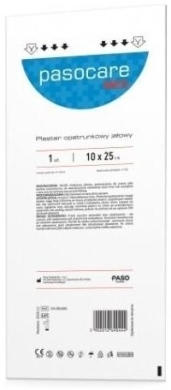 Plaster opatrunkowy jałowy 10 cm x 25 cm Pasocare Med 1 sztuka