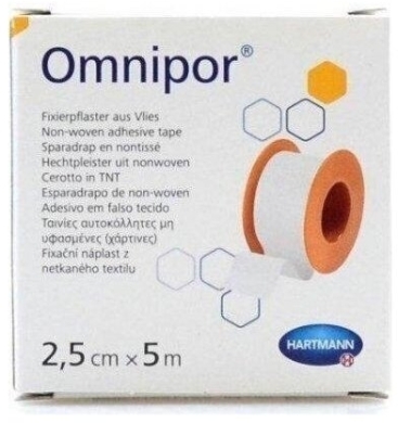 Plaster z włókniny OMNIPOR 2.5 cm x 5 m