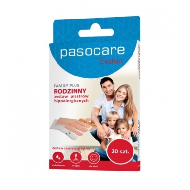 Plastry PASOCARE FAMILY PLUS 20 sztuk