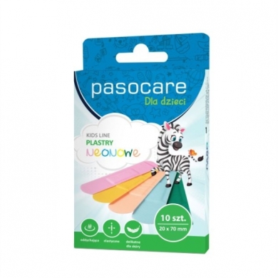 Plastry PASOCARE KIDS LINE NEONOWE  10 sztuk