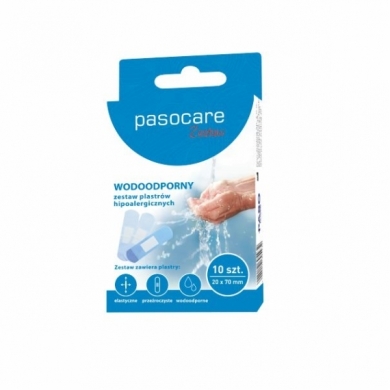Plastry PASOCARE Wodoodporne Plus 10 sztuk