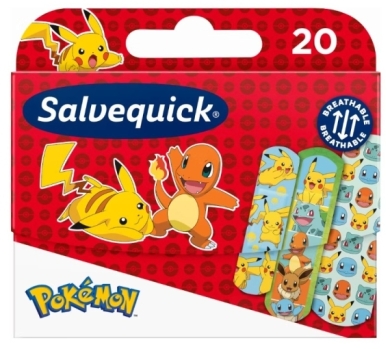 Plastry SALVEQUICK Pokemon 20 sztuk