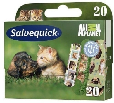 Plastry Salvequick Animal Planet 20 sztuk