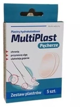 Plastry hydrokoloidowe MultiPlast Pęcherze 5 sztuk