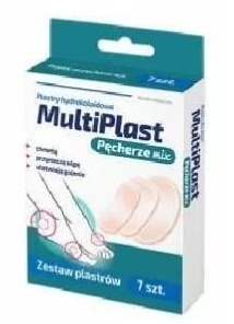 Plastry hydrokoloidowe MultiPlast Pęcherze mix 7 sztuk