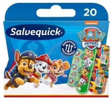 Plastry opatrunkowe dla dzieci SALVEQUICK Psi Patrol 20 sztuk