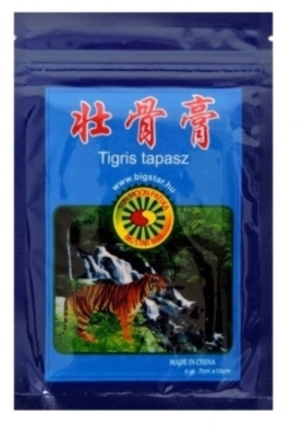 Plastry rozgrzewające Tiger 7 cm x 10 cm 6 sztuk
