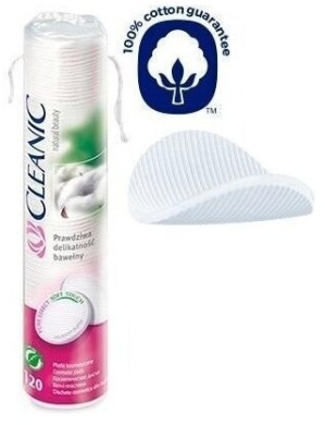 Płatki kosmetyczne Cleanic 120 sztuk