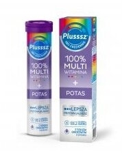 Plusssz 100% Multiwitamina + Potas 20 tabletek musujących