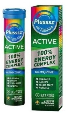 Plusssz Active 100% Energy Complex 20 tabletek musujących