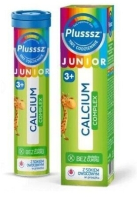 Plusssz Junior Calcium Complex 20 tabletek musujących