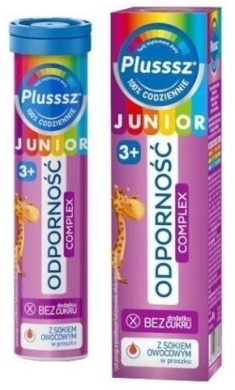 Plusssz Junior Odporność Complex 20 tabletek musujących