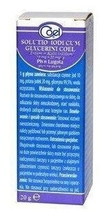 Płyn Lugola roztwór glicerynowy jodu 20 g