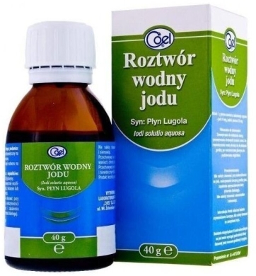 Płyn Lugola, roztwór wodny jodu  40 g