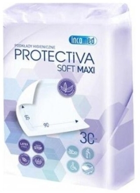 Podkłady higieniczne PROTECTIVA SOFT MAXI 60x90 30 sztuk