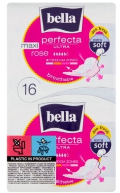 Podpaski BELLA PERFECTA MAXI ROSE 16 sztuk